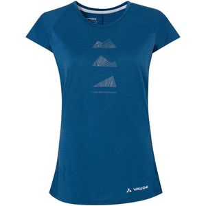 Vaude - Tekoa - Sportshirt - Blauw - Merinowol