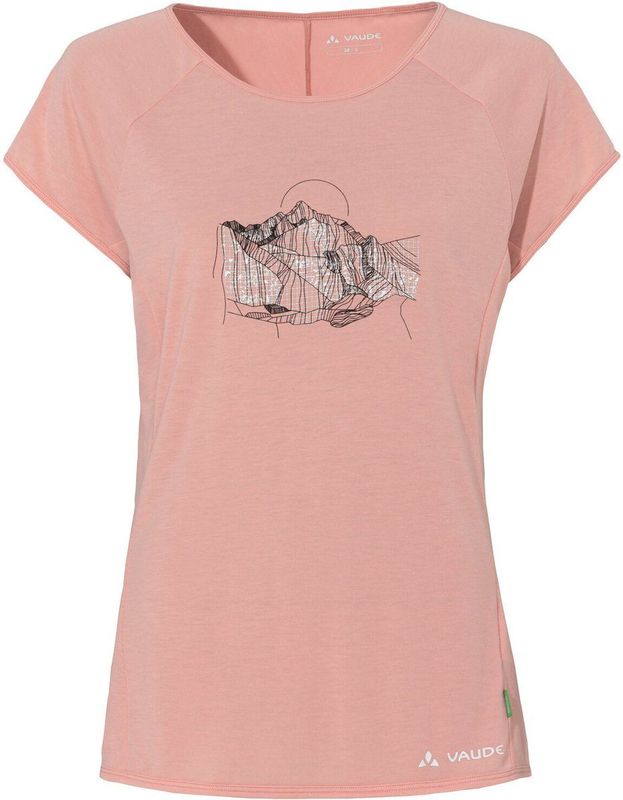 Vaude - Tekoa Ii - T-shirt - Groen - Gerecycled Polyester