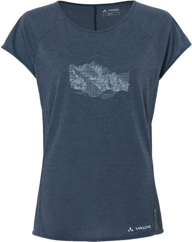 Vaude - Tekoa Ii - T-shirt - Groen - Gerecycled Polyester