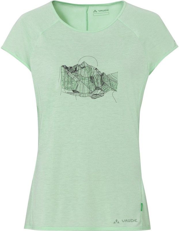 VAUDE - Tekoa T-Shirt II - Outdoorshirt - Groen - 75% Gerecycled Polyester