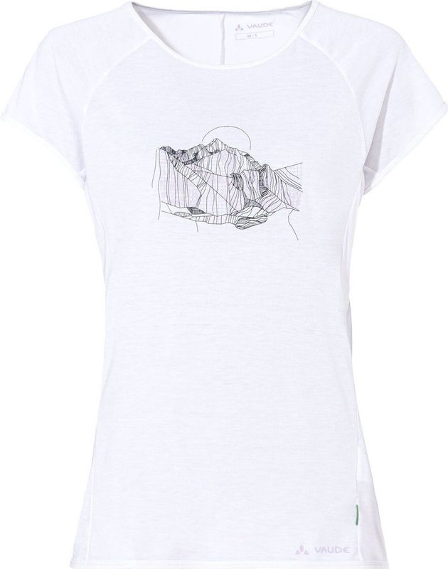 VAUDE - Tekoa T-Shirt II - Outdoorshirt - Groen - 75% Gerecycled Polyester