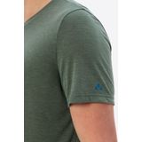 VAUDE Tekoa - T-shirt - Groen - Gemengde Stof - Duurzaam