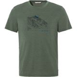 VAUDE Tekoa - T-shirt - Groen - Gemengde Stof - Duurzaam