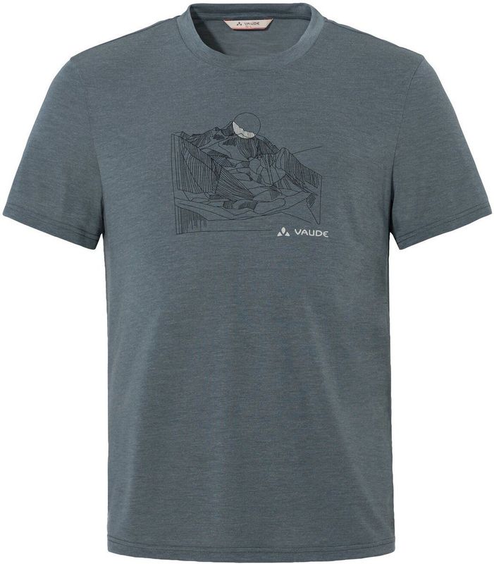 VAUDE - Tekoa - T-shirt - Groen - Houtvezels en Gerecycled Polyester