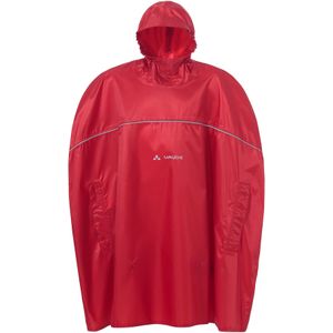 Vaude - Grody Poncho II - Poncho - Rood - Waterdicht
