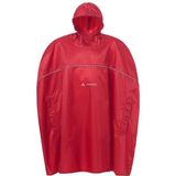 Vaude - Grody Poncho II - Poncho - Rood - Waterdicht