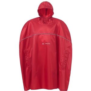 Vaude - Grody Poncho II - Poncho - Rood - Waterdicht