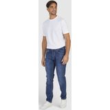 HECHTER PARIS - Jeans - Donkerblauw - Slimfit - Heavy Washed