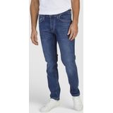 HECHTER PARIS - Jeans - Donkerblauw - Slimfit - Heavy Washed