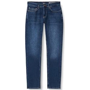HECHTER PARIS - Jeans - Donkerblauw - Slimfit - Heavy Washed