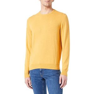 Daniel Hechter Heren Knit Crewneck ronde hals pullover, Corn Yellow, S