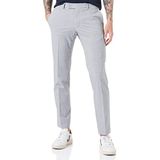 HECHTER PARIS - Broek - Grijs - Slimfit - Lang/maxi