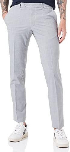 HECHTER PARIS - Broek - Grijs - Slimfit - Lang/maxi