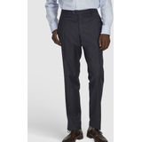 HECHTER PARIS - Pantalon - Donkerblauw - Regular Fit - Lang/maxi