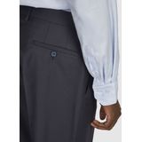 HECHTER PARIS - Pantalon - Donkerblauw - Regular Fit - Lang/maxi