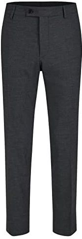 HECHTER PARIS - Pantalon - Antraciet - Lang/maxi - Regular