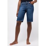 Angels - Jeansshort - Donkerblauw - 5-Pocket - Stretch