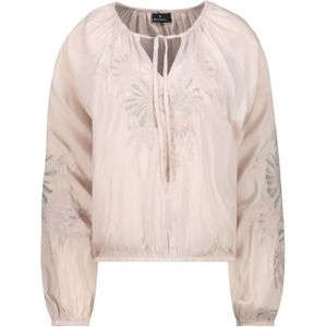 Monari Blouse beige (Maat: 42) - Halslijn: V-hals,
