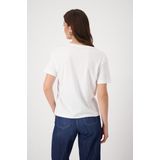 monari Shirt  beige / antraciet / rood / wit