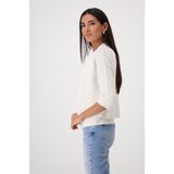 Monari Strickjacke mit Rollkante