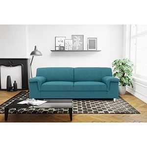 DOMO Collection sofa, 2-zits bank 190 x 80 x 72 cm turquoise