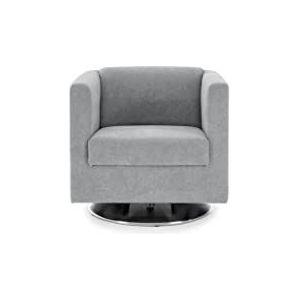 LOOKS by Wolfgang Joop Looks I Designer stoel met veerkern, houtstof, grijs, 72x71x75 cm