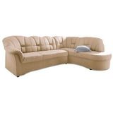 DOMO collection Ecksofa »Papenburg, zeitlose Rückensteppung, elegante Armlehne, L-Form«, mit Ottomane, wahlweise mit Bettfunktion