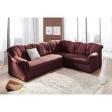 DOMO collection Ecksofa "Papenburg B/T/H: 242/190/84 cm L-Form", wahlweise mit Bettfunktion, Langer Schenkel links oder rechts