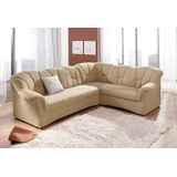 DOMO collection Ecksofa "Papenburg B/T/H: 242/190/84 cm L-Form", wahlweise mit Bettfunktion, Langer Schenkel links oder rechts