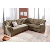 DOMO collection Ecksofa "Papenburg B/T/H: 242/190/84 cm L-Form", wahlweise mit Bettfunktion, Langer Schenkel links oder rechts