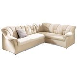 DOMO collection Ecksofa "Papenburg B/T/H: 242/190/84 cm L-Form", wahlweise mit Bettfunktion, Langer Schenkel links oder rechts