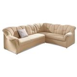 DOMO collection Ecksofa "Papenburg B/T/H: 242/190/84 cm L-Form", wahlweise mit Bettfunktion, Langer Schenkel links oder rechts