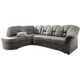 DOMO collection Ecksofa "Papenburg, zeitlose Rückensteppung, elegante Armlehne, L-Form", mit Ottomane, wahlweise mit Bettfunktion