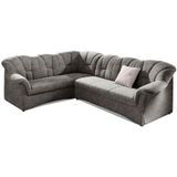 DOMO collection Ecksofa "Papenburg B/T/H: 242/190/84 cm L-Form", wahlweise mit Bettfunktion, Langer Schenkel links oder rechts