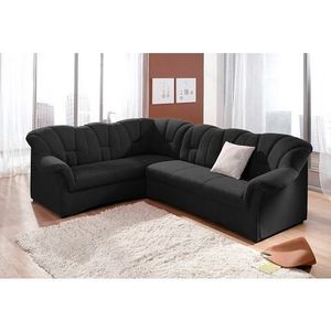 DOMO collection Ecksofa "Papenburg B/T/H: 242/190/84 cm L-Form", wahlweise mit Bettfunktion, Langer Schenkel links oder rechts