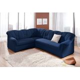 DOMO collection Ecksofa "Papenburg B/T/H: 242/190/84 cm L-Form", wahlweise mit Bettfunktion, Langer Schenkel links oder rechts