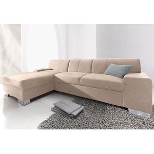 DOMO collection Ecksofa »Star, zeitlose Formensprache, elegante Optik, L-Form«, wahlweise mit Bettfunktion