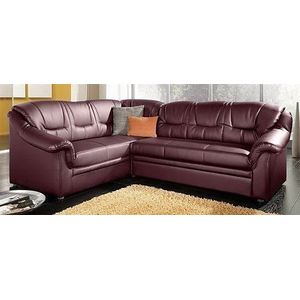 DOMO collection Ecksofa »Montana, zeitlose Rückensteppung, bequeme Armlehnen, L-Form«, wahlweise mit Bettfunktion
