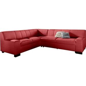 DOMO collection Ecksofa »Norma Top, elegant und modern, flache Armlehnen, L-Form«, wahlweise mit Bettfunktion