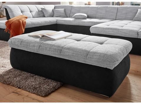 DOMO collection Polsterhocker Moric, inklusive Stauraum