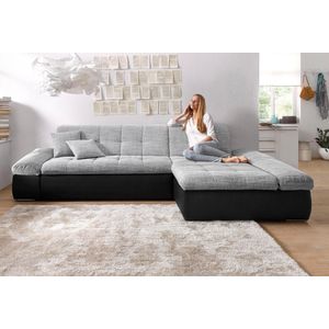 DOMO collection Ecksofa »Moric B/T/H 300/172/80 cm, auch in Cord, L-Form«, XXL-Format, wahlweise auch mit Bettfunktion und Armverstellung