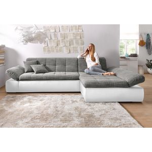 DOMO collection Ecksofa »Moric B/T/H 300/172/80 cm, auch in Cord, L-Form«, XXL-Format, wahlweise auch mit Bettfunktion und Armverstellung