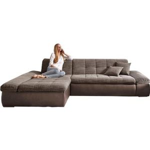 DOMO collection Ecksofa "Moric B/T/H 300/172/80 cm, auch in Cord, L-Form", XXL-Format, wahlweise auch mit Bettfunktion und Armverstellung