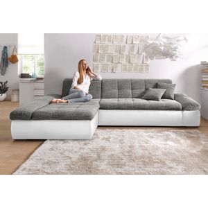 DOMO collection Ecksofa »Moric B/T/H 300/172/80 cm, auch in Cord, L-Form«, XXL-Format, wahlweise auch mit Bettfunktion und Armverstellung