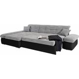 DOMO collection Ecksofa "Moric B/T/H 300/172/80 cm, auch in Cord, L-Form", XXL-Format, wahlweise auch mit Bettfunktion und Armverstellung