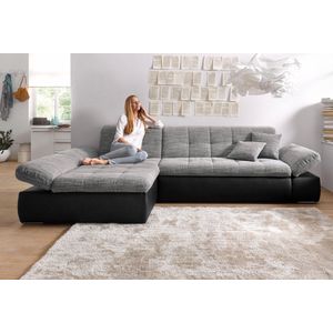 DOMO collection Ecksofa "Moric B/T/H 300/172/80 cm, auch in Cord, L-Form", XXL-Format, wahlweise auch mit Bettfunktion und Armverstellung