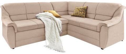 DOMO collection Ecksofa »Lale zeitlose Formensprache, komfortabel, L-Form«, mit langem Schenkel, wahlweise mit Bettfunktion
