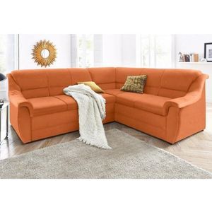 DOMO collection Ecksofa »Lale zeitlose Formensprache, komfortabel, L-Form«, mit langem Schenkel, wahlweise mit Bettfunktion