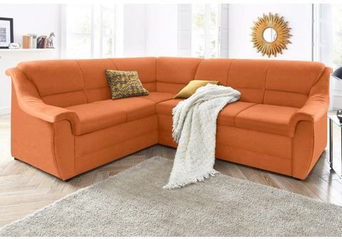DOMO collection Ecksofa "Lale zeitlose Formensprache, komfortabel, L-Form", mit langem Schenkel, wahlweise mit Bettfunktion