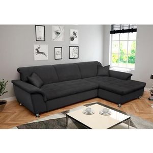 DOMO collection Ecksofa Franzi, wahlweise mit Bettfunktion, Bettkasten und Kopfteilverstellung
